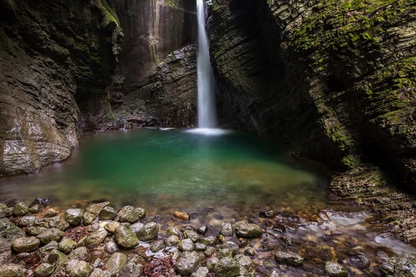 stock image a Waterfall in Slovenia