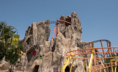 bir roller coaster İtalya