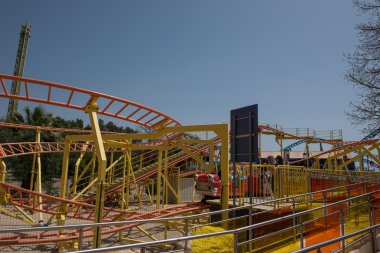 bir roller coaster İtalya