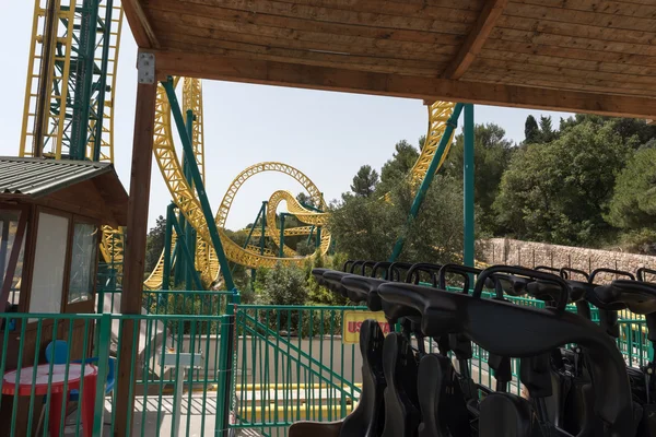 Roller coaster w Włochy — Zdjęcie stockowe