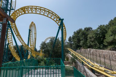 bir roller coaster İtalya