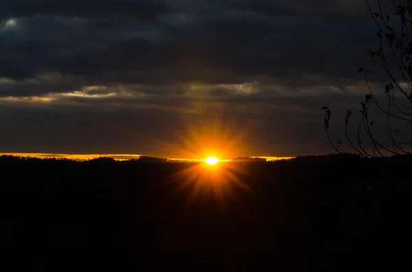 Lever de soleil — Photo