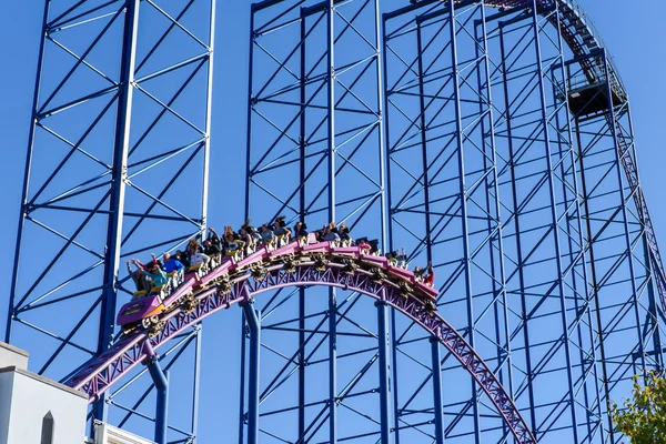 Eine achterbahn in amerika — Stockfoto