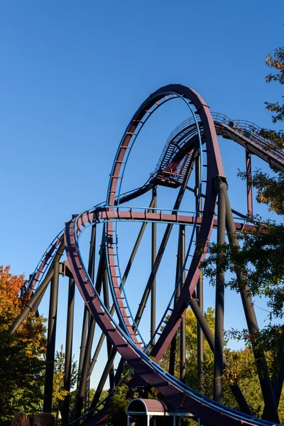 Een achtbaan in een American Theme Park — Stockfoto