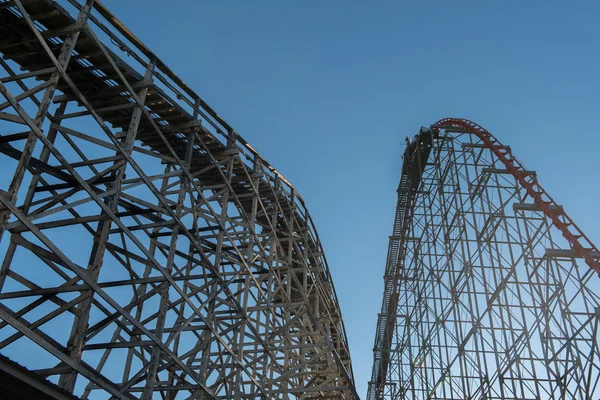 A Rollercoaster in an American Theme Park — Stock Photo, Image