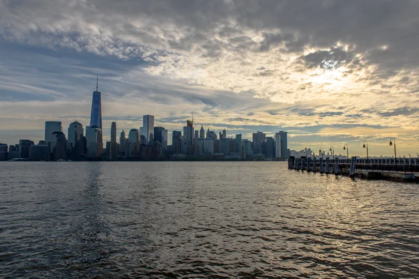 Horisonten av New York City — Stockfoto