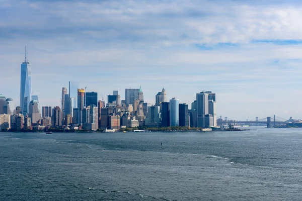 Die Skyline von New York City — Stockfoto