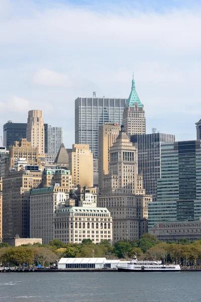 Die Skyline von New York City — Stockfoto