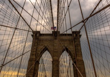 new York'un brooklyn Köprüsü