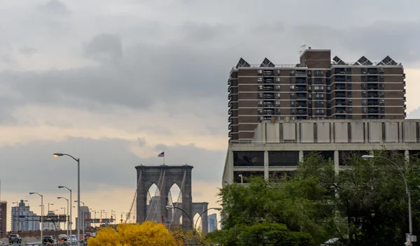 Brooklynský most v new Yorku — Stock fotografie