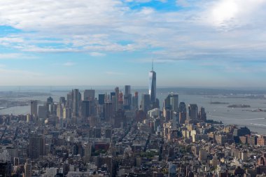 new York üzerinden güzel bir görünüm
