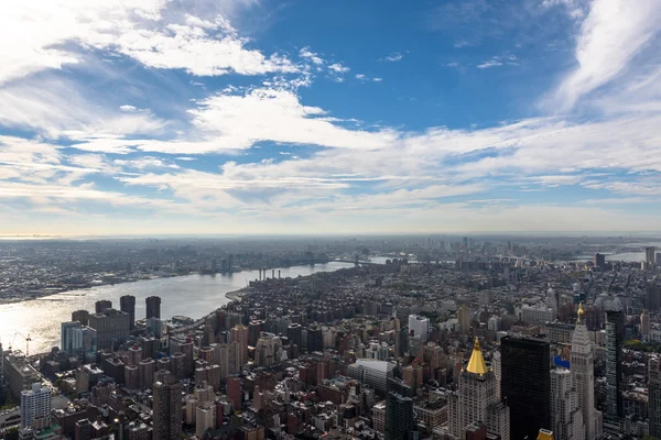 Ein schöner blick über new york city — Stockfoto