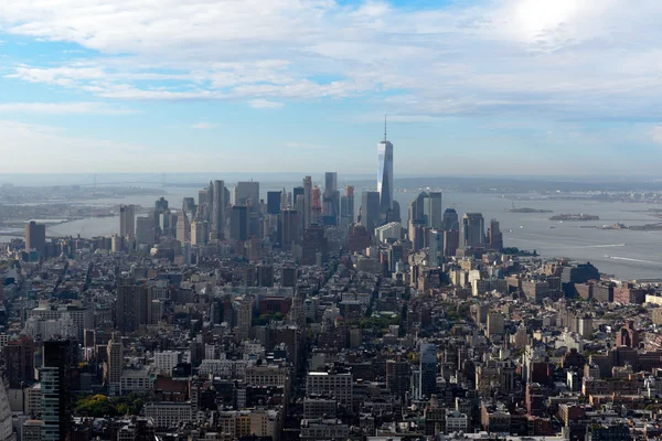 En fin utsikt över new york city — Stockfoto