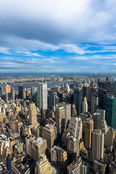 Ein schöner blick über new york city — Stockfoto