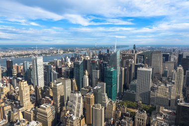 new York üzerinden güzel bir görünüm