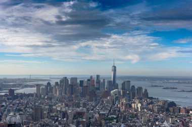 new York üzerinden güzel bir görünüm