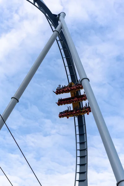 Rollercoaster w Stanach Zjednoczonych — Zdjęcie stockowe