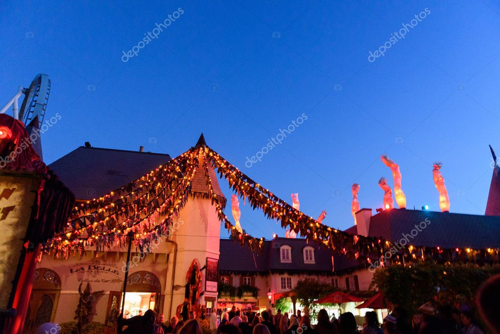 Halloween At Busch Gardens Williamsburg Stock Editorial Photo