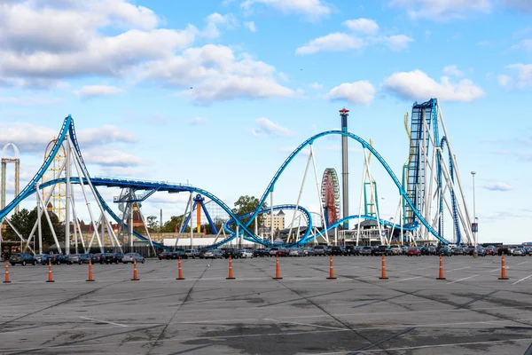 Cedar Point adlı Rollercoaster — Stok fotoğraf