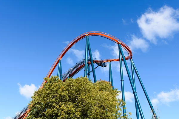 Rollercoaster em Cedar Point — Fotografia de Stock