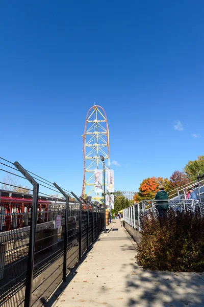 Cedar Point adlı Rollercoaster — Stok fotoğraf