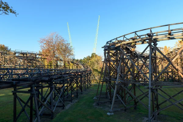 Rollercoaster a Cedar Point — Foto Stock