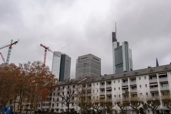 Frankfurtu nad Mohanem v Německu — Stock fotografie