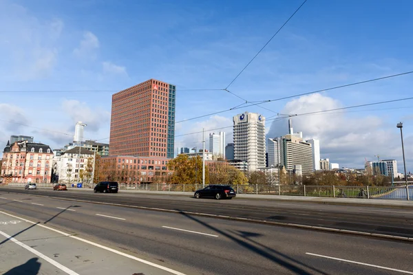 Frankfurtu nad Mohanem v Německu — Stock fotografie