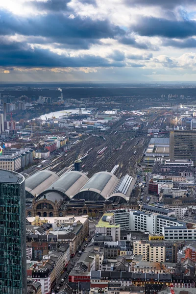 Frankfurtu nad Mohanem v Německu — Stock fotografie