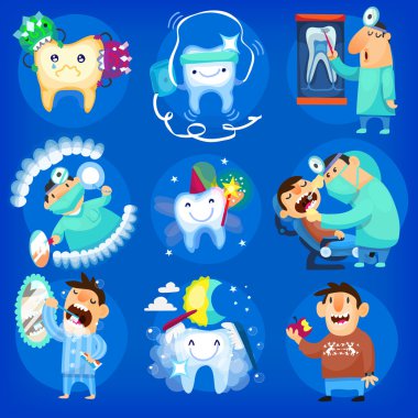 Diş simgeleri kümesi