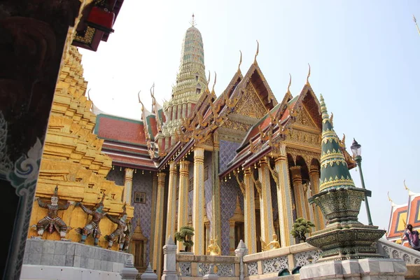 Ват Смарагдового Будди Бангкок Таїланд — стокове фото