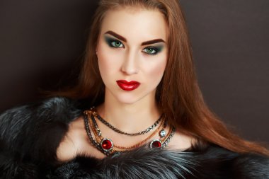 lüks kadın portresi