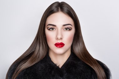 seksi kırmızı dudaklar