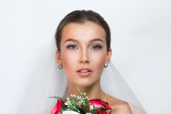 Wedding closeup portrait — Stock Photo, Image