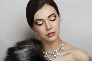 Kadın güzellik makyaj