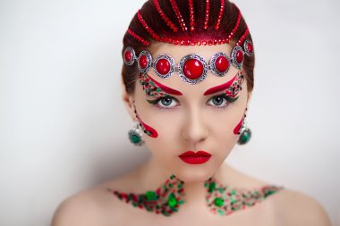 Kadın güzellik makyaj