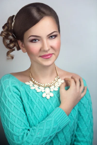 Schoonheid vrouw make-up — Stockfoto