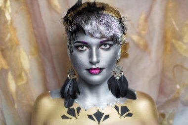 Kadın güzellik makyaj