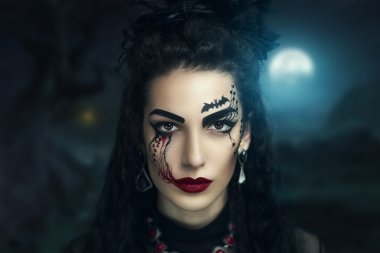 Kadın güzellik makyaj