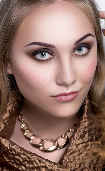 Schönheit Make-up Frau — Stockfoto