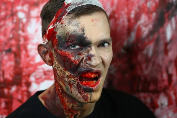 Зомби Хэллоуин — стоковое фото