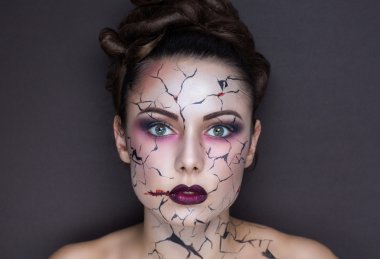 Cracks on face