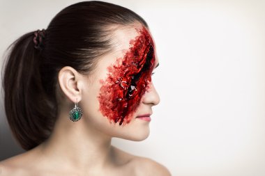 Big bloody wound