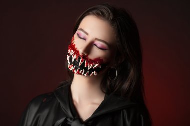 Teeth Halloween Woman