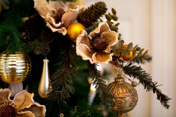 Closeup vánoční strom — Stock fotografie