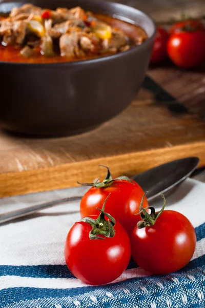 Sopa de gulash con pimentón . —  Fotos de Stock