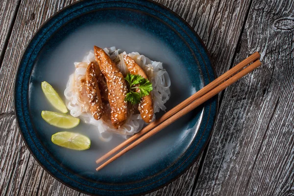 De Kip teriyaki saus — Stockfoto