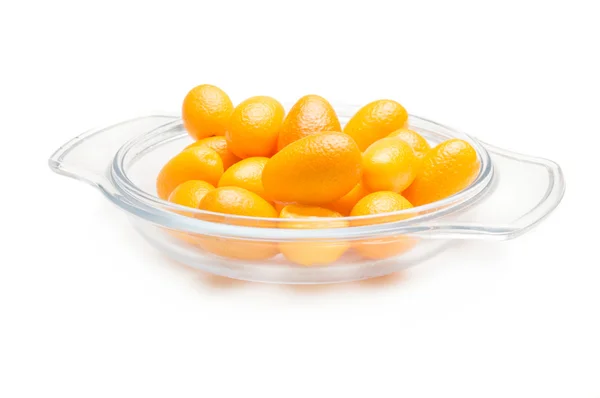 Kumquat cumquat op een witte achtergrond — Stockfoto