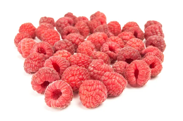 Raspberries isolated on white background — Stock Photo, Image