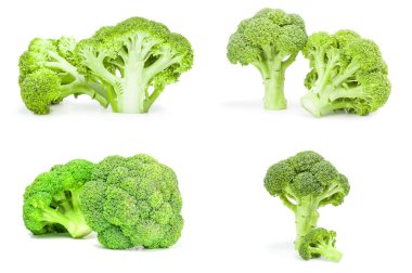 Taze yeşil brokoli koleksiyonu